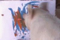 GIF|小猪界的毕加索