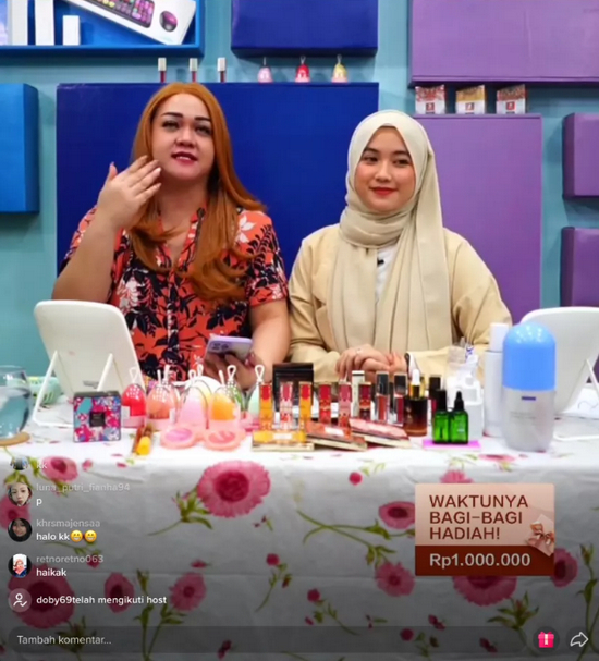 （TikTok印尼区首次官方直播带货）