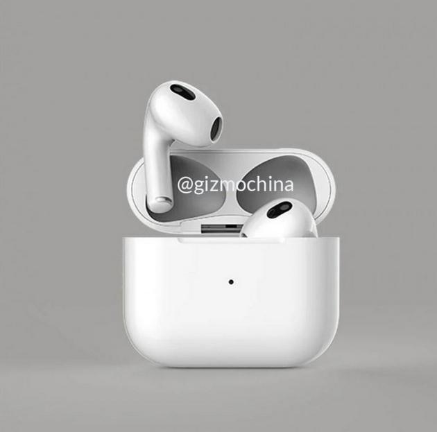 网友根据传闻制作的AirPods 3代图片