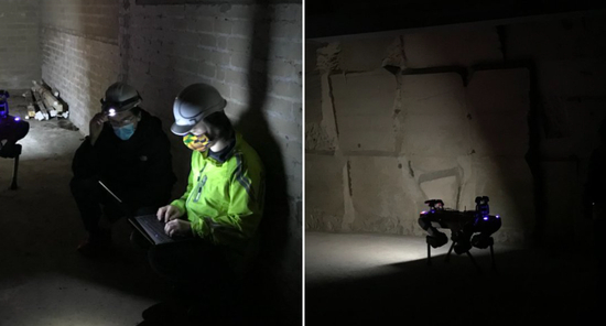 ▲ANYmal C在黑暗中工作