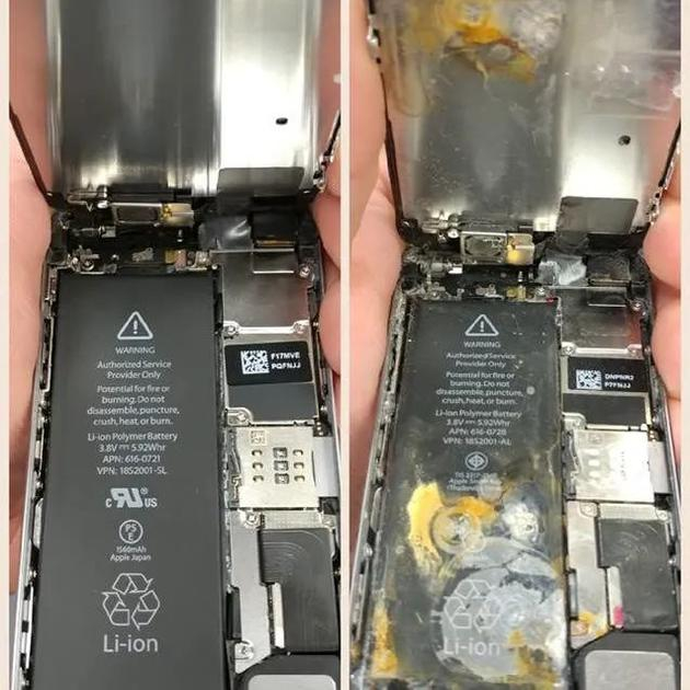 海水侵入后对手机电池和元件造成的损害 | mobilemadnessrepair.com