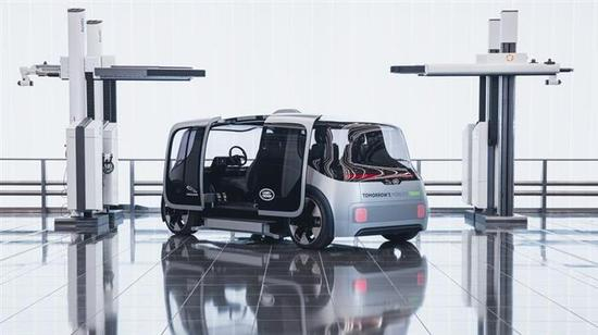 （图片：捷豹路虎无人驾驶电动车概念图）