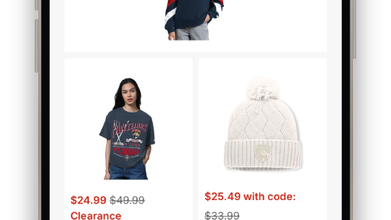 Fanatics 官网的 “同款搭配选购”