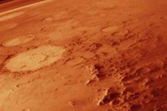  There may have been a river flowing for 100000 years on Mars