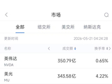 5月21日美股成交额前20：英伟达营收和业绩指引均超预期