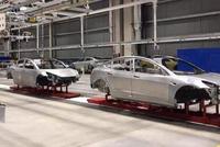 特斯拉上海超级工厂内部照片曝光:Model 3车架已下线