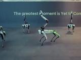整活了！波士顿动力机器人秀男团舞：动作整齐划一
