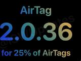 苹果为AirTag发布2A36（2.0.36）固件更新