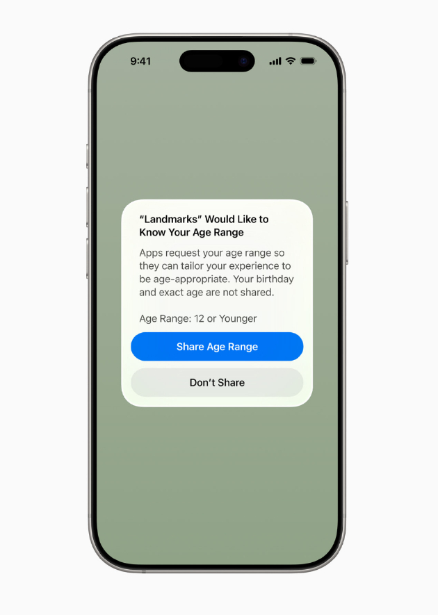 　　App 开发者可通过新 Declared Age Range API 请求与儿童账户关联的年龄区间，这将有助于开发者为用户提供适龄体验。