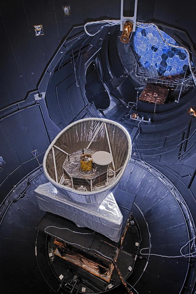 “贝皮•科伦布”组合体进行热真空试验