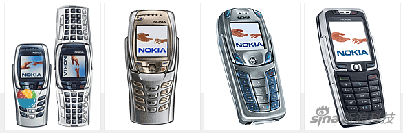 诺基亚 6800 • 诺基亚 6810 • 诺基亚 6820 • 诺基亚 E70