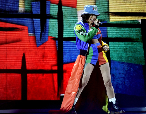 2018年1月 ，Cardi B在纽约麦迪逊广场花园