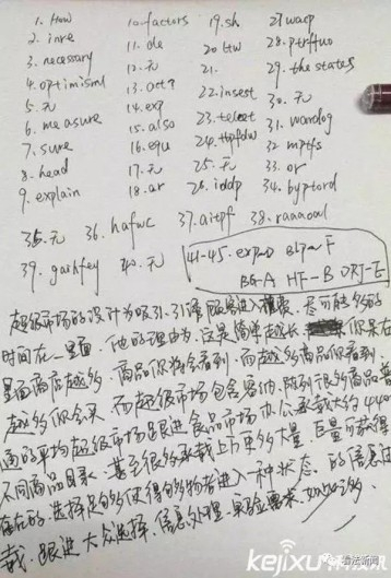  被泄露的答案（图源自看法新闻）