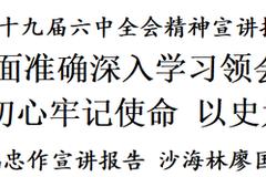 党的十九届六中全会精神宣讲报告会在天津举行