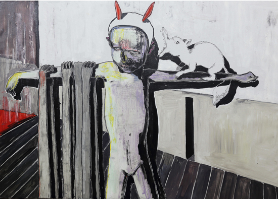 《漂亮朋友》110cmx80cm 布面油画2013年10月