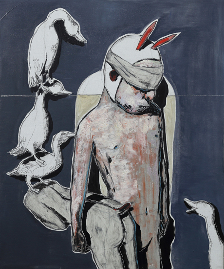 《这》50cmx60cm 布面油画 2013年12月