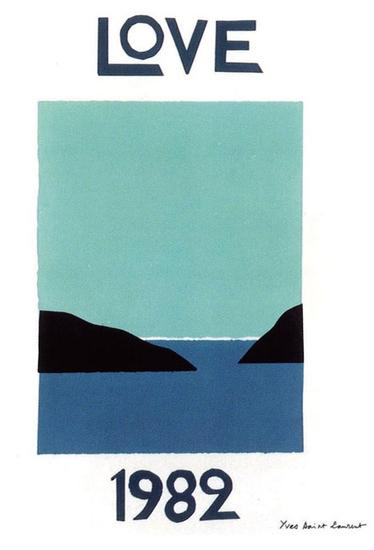 伊夫-圣罗兰先生亲手绘制，以爱为名的明信片