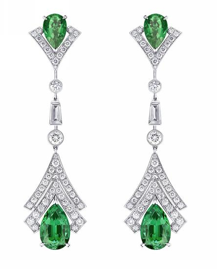 Louis Vuitton - Acte V - Metamorphosis Earrings - Emeralds