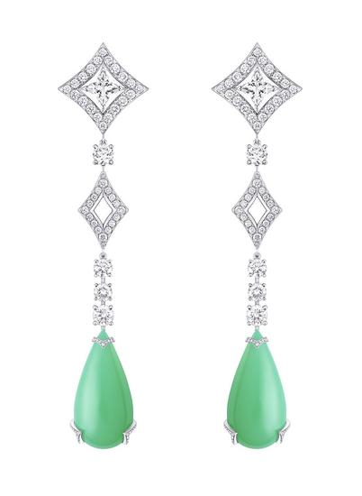 Louis Vuitton - Acte V - Metamorphosis Earrings - Chrysoprasis
