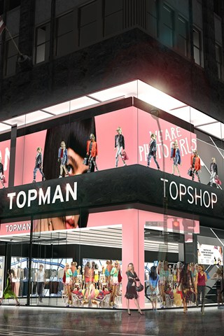 TopShop9月正式进军中国