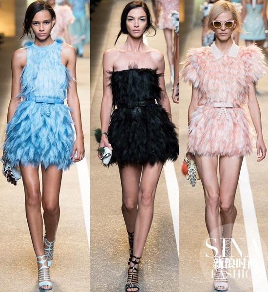 Fendi：新款式的轻盈短裙