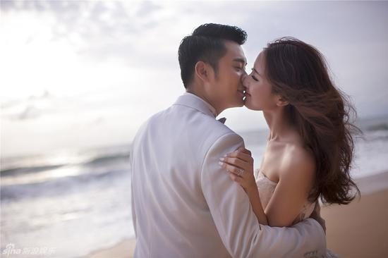 陈赫夫妇结婚照