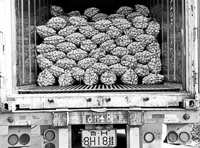 大蒜出口前在国内装货