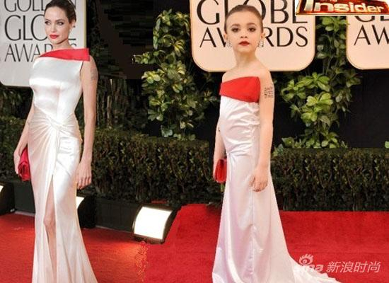 Angelina Jolie：金球奖红毯