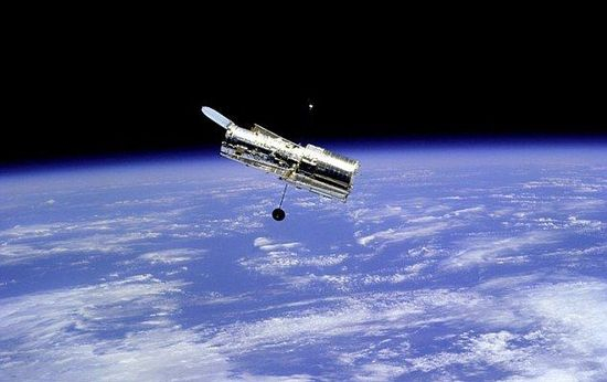 太空中的哈勃望远镜
