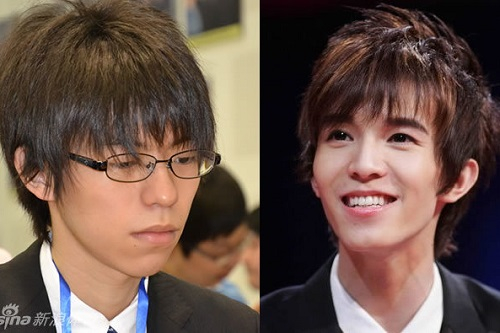 日本棋手江村棋弘酷似郭敬明