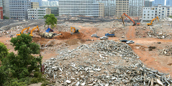 郑州网友发图晒姜寨拆迁扬尘(组图)