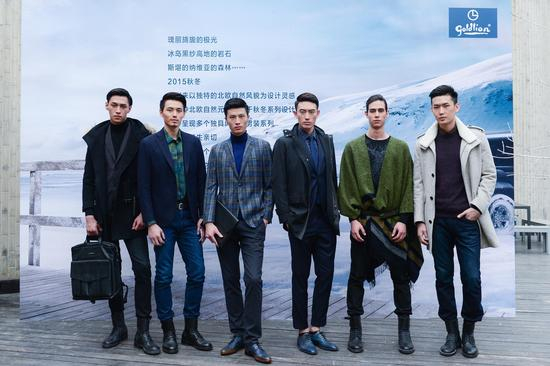 金利来2015秋冬系列媒体预览-模特展示