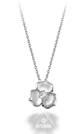 Forevermark®永恒印记2015奢尚都市吊坠系列之自然基因美钻吊坠