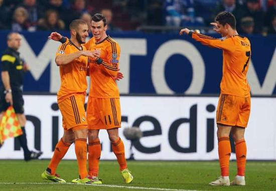 皇马的BBC组合同样威力惊人