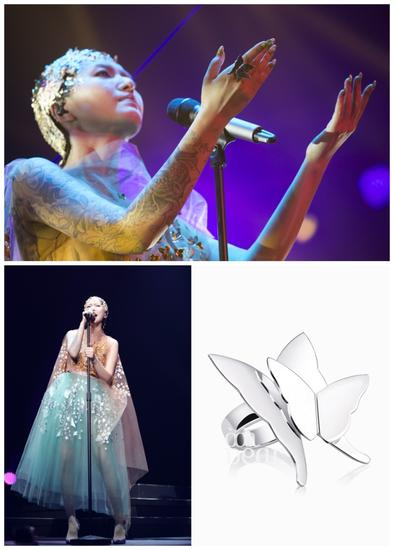 　谭维维跨界珠宝潮牌