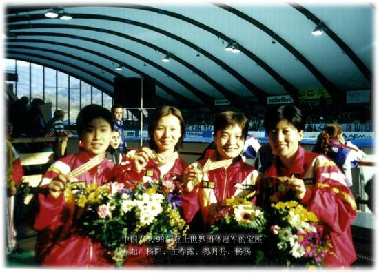 早期短道速滑国家队女队