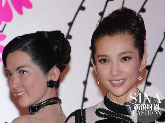 李冰冰与蜡像