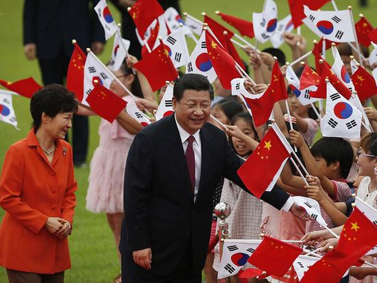 2014年7月3日，习近平和朴槿惠举行会谈 ，这是习近平担任国家主席后首次访韩。