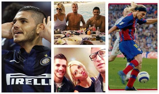 当今足坛著名的三角爱情故事
