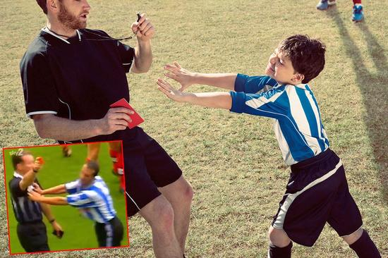 迪卡尼奥怒推英超裁判阿尔科克