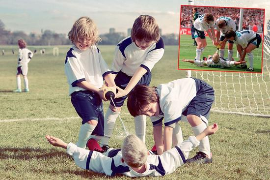 1996欧洲杯加斯科因的喝水庆祝