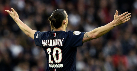 效力巴黎的伊布