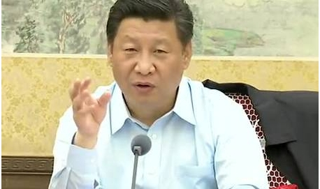 图为：2015年5月29日，习近平在中共中央政治局第二十三次集体学习作重要讲话。