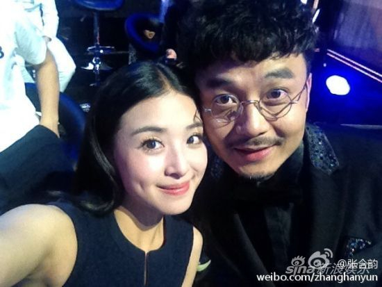 张含韵与汪涵晒合照