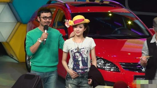 张含韵上汪涵主持的一档节目