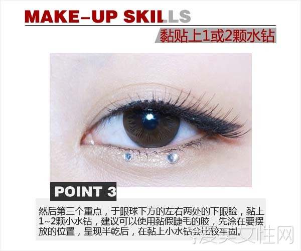 POINT2　配戴假睫毛