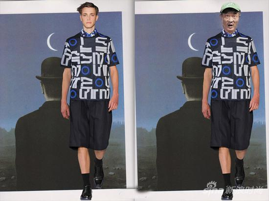 时尚偶像赵四PK大长腿男模