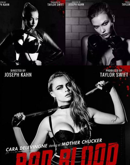 闺蜜们曾一齐出现在霉霉的《Bad Blood》MV中