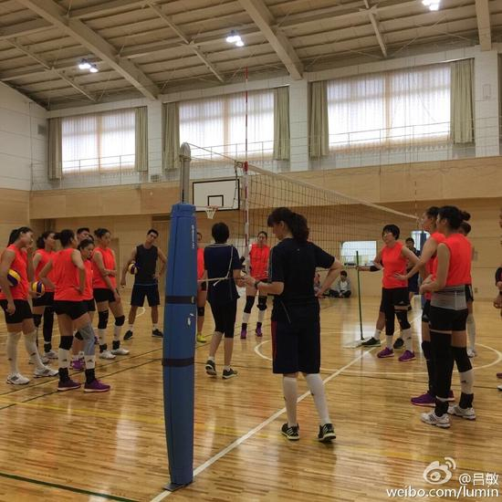 笔者聚焦中国女排训练