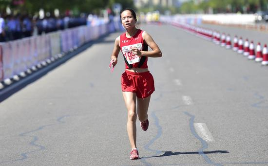 韩睿翔获得女子全程季军。